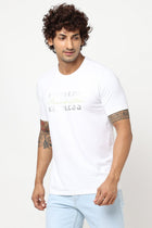 White Printed Cotton T-shirt - T-Shirt - 230430448