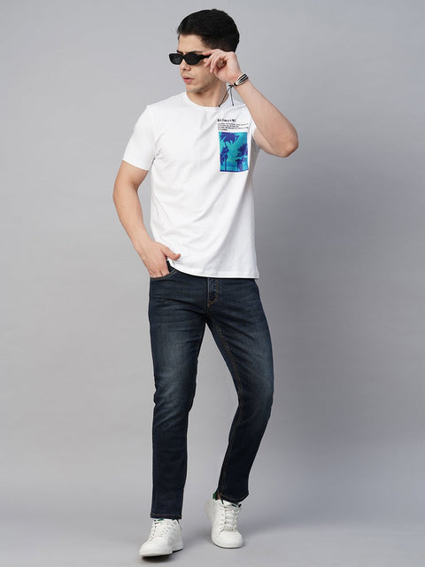 White Printed T-Shirt - T-Shirt - 230200091