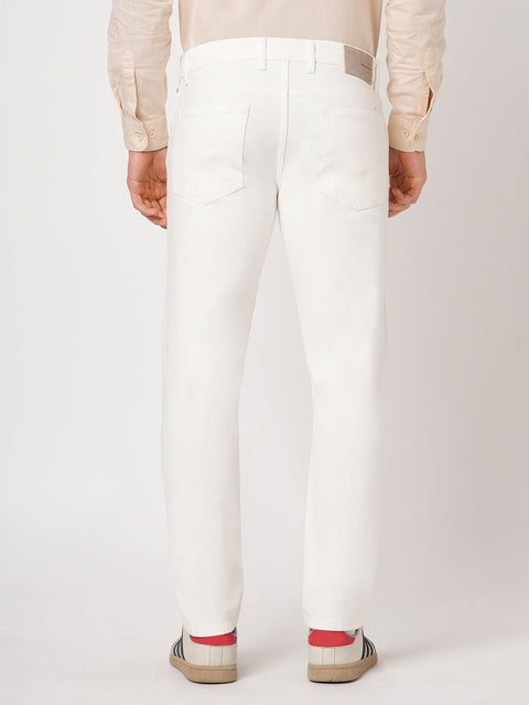 WHITE RAW SLIM FIT DENIM - Jeans - 251010877