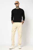WHITE RELAXED CARGO - Cargo - 250610368