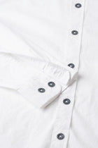 White Solid Cotton Shirt - Shirt - 230524803