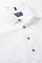 White Solid Cotton Shirt - Shirt - 230524803