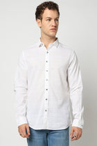 White Tailored Fit Shirt - Shirts - 250331038