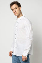 White Tailored Fit Shirt - Shirts - 250331038
