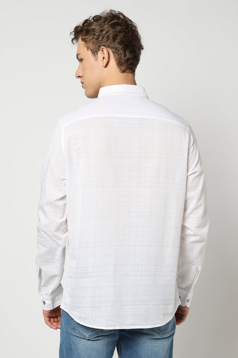 White Tailored Fit Shirt - Shirts - 250331038
