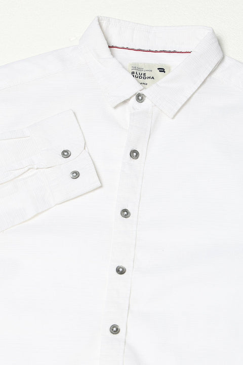 White Tailored Fit Shirt - Shirts - 250331038