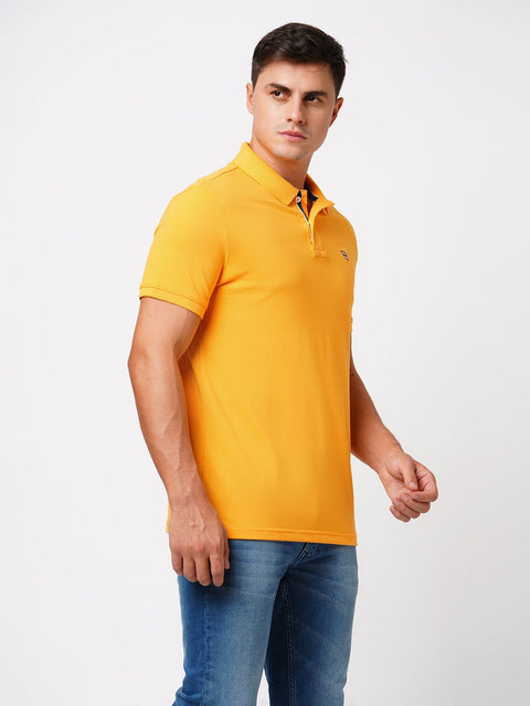 Yellow Polo Cotton T-Shirt - T-Shirt - 231231269