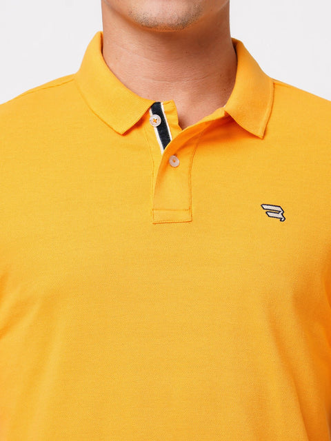 Yellow Polo Cotton T-Shirt - T-Shirt - 231231269