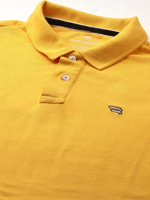 Yellow Polo Cotton T-Shirt - T-Shirt - 231231269