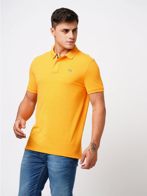 Yellow Polo Cotton T-Shirt - T-Shirt - 231231269