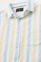 Yellow Striped Cotton Shirt - Shirt - 240527921