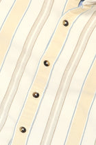 Yellow Striped Cotton Shirt - Shirt - 240527891