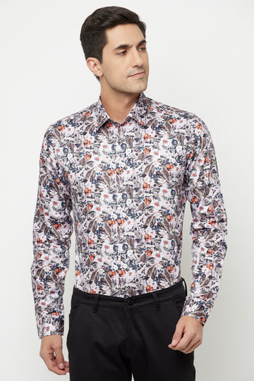 Multicolor Floral Print Shirt
