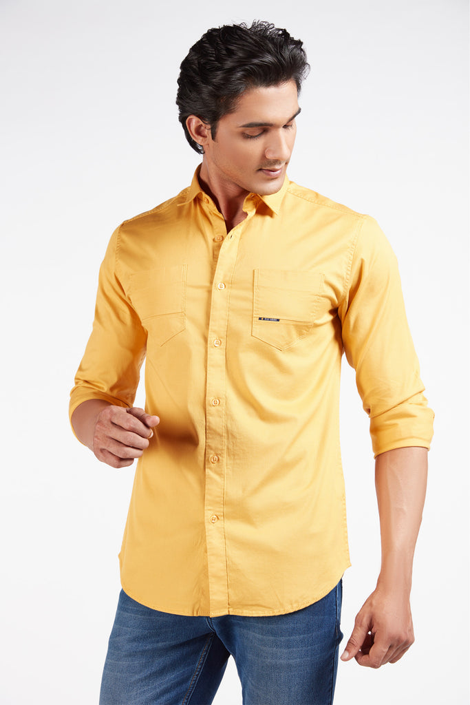 Yellow Casual Shirt