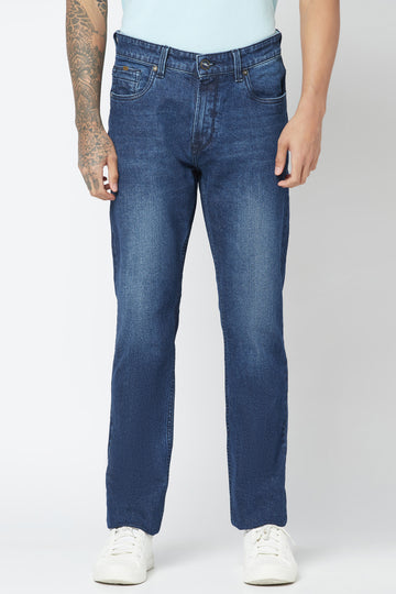 Mid Blue Skinny Fit Jeans