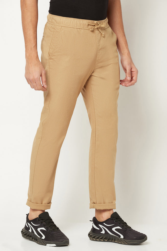 Khaki Slim Fit Trousers