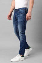 Dark Blue Skinny Fit Jeans - Jeans - 230110023