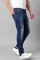 Dark Blue Skinny Fit Jeans - Jeans - 230110023