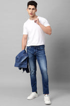 Dark Blue Skinny Fit Jeans - Jeans - 230110023