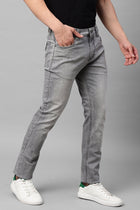 Grey Slim Fit Jeans - Jeans - 230210173