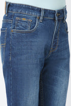 Mid Blue Slim Fit Jeans - Jeans - 221211106