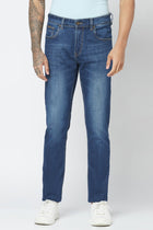 Mid Blue Slim Fit Jeans - Jeans - 221211106